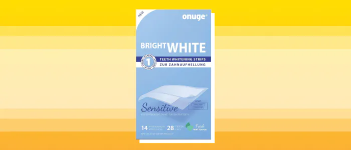 Onuge Bright White Teeth Whitening Strips Sensitive