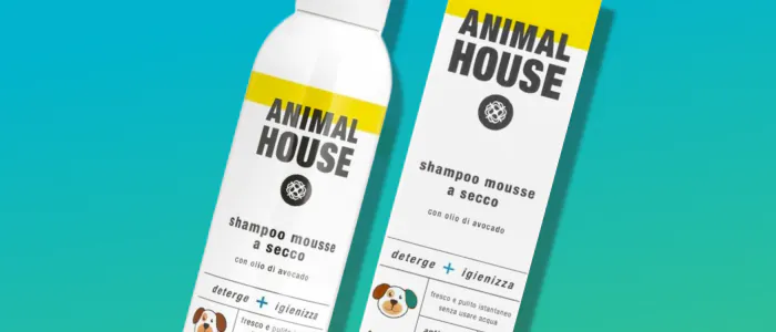 Animal House Shampoo Secco Mousse