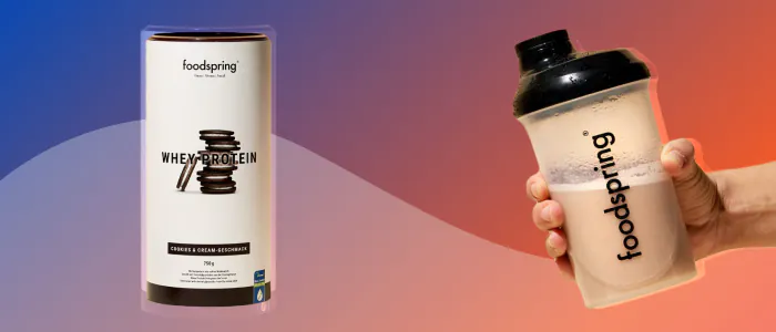 Foodspring Proteine Whey in Polvere Cookies & Cream