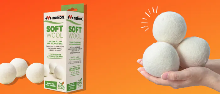 Meliconi Soft Wool-palline per asciugatrice