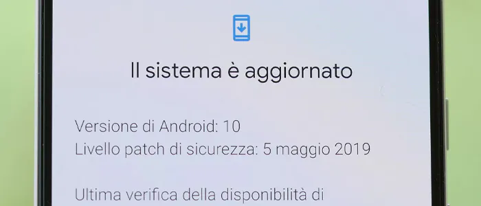 Aggiornamenti software e sicurezza